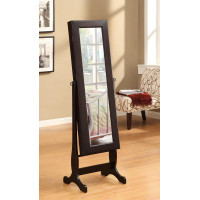 Coaster Furniture 901805 Jewelry Cheval Mirror with Drawers Cappuccino